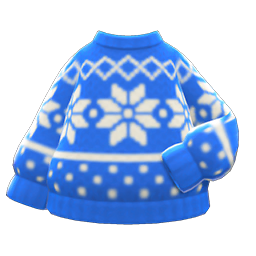 Snowy Sweater Blue