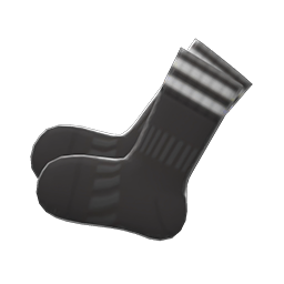 Animal Crossing Soccer Socks|Black Image