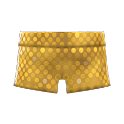 Spangle Shorts Gold