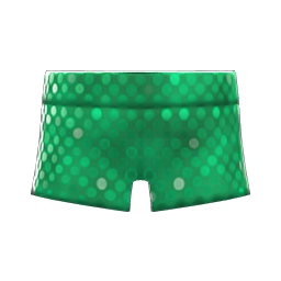 Spangle Shorts Green