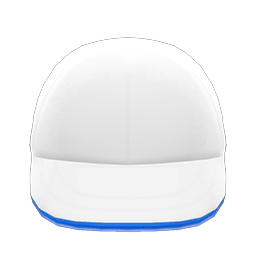 Sports Cap White & blue