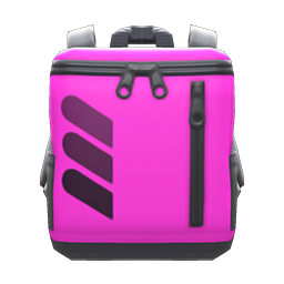Square Backpack Pink