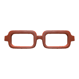 Square Glasses Brown