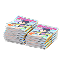 Animal Crossing Stacked Magazines|Comics Image