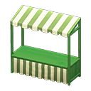 Stall Green / Green stripes