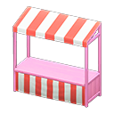 Stall Pink / Red stripes