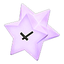 Star Clock Purple