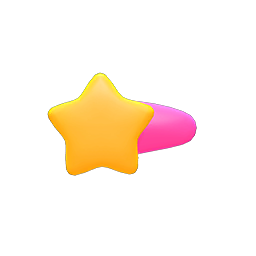 Star Hairpin Yellow