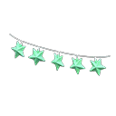 Starry Garland Green