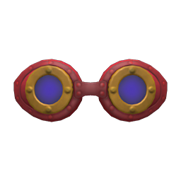 Steampunk Glasses Purple