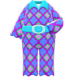 Animal Crossing Stellar Jumpsuit|Blue Image