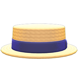 Straw Boater Cream