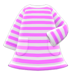 Striped Dress Pink