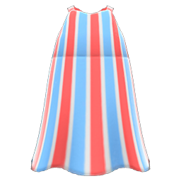 Striped Maxi Dress Red