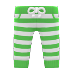 Striped Pants Green