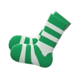 Striped Socks Green