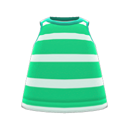 Striped Tank Green