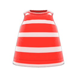 Striped Tank Red
