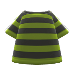 Striped Tee Green
