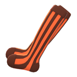 Striped Tights Orange