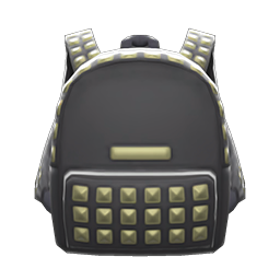 Animal Crossing Studded Backpack|Black Image