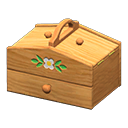 Sturdy Sewing Box Natural