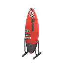 Surfboard Red