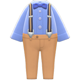 Suspender Outfit Blue