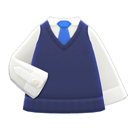 Sweater-vest Navy blue