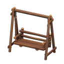 Animal Crossing Swinging Bench|Dark wood Image