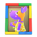 Animal Crossing Sylvia's Photo|Colorful Image