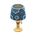 Table Lamp Blue flowers