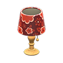 Table Lamp Red flowers