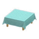 Table With Cloth Light blue