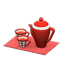 Tea Set Red / Red
