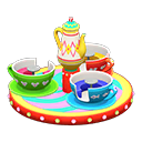 Animal Crossing Teacup Ride|Colorful Image