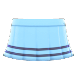Animal Crossing Tennis Skirt|Light blue Image