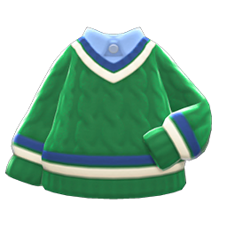 Tennis Sweater Green