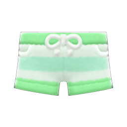 Terry-cloth Shorts Green