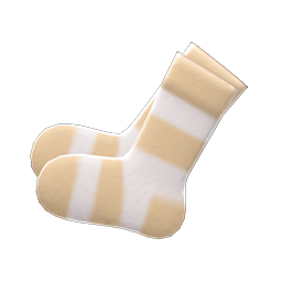 Animal Crossing Terry-cloth Socks|Beige Image
