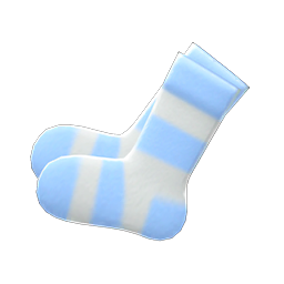 Terry-cloth Socks Blue