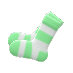 Terry-cloth Socks Green
