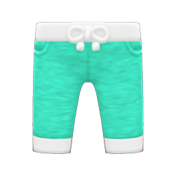 Three-quarter Sweatpants Mint