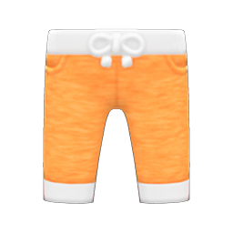 Three-quarter Sweatpants Orange