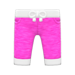 Three-quarter Sweatpants Pink