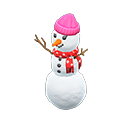 Three-tiered Snowperson Pink