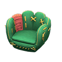 Throwback Mitt Chair Green