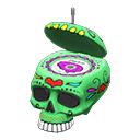 Throwback Skull Radio Green