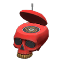 Throwback Skull Radio Red