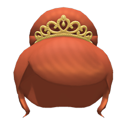 Animal Crossing Tiara Hair|Gold Image